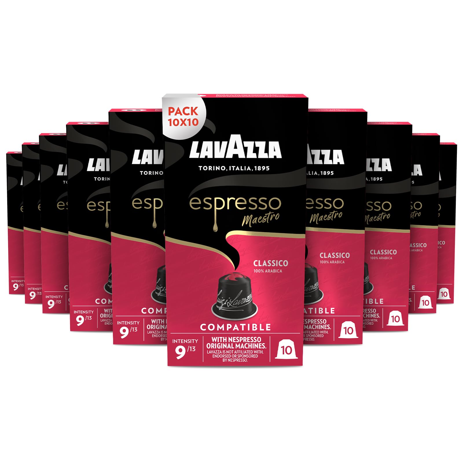Lavazza Maestro Classico capsule Nespresso 100 pz arabica