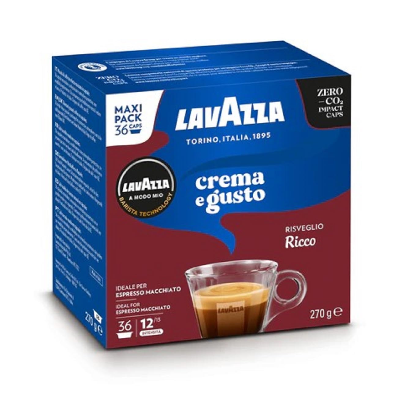 Lavazza Espresso Divino capsule A Modo Mio 120 pz intensità 11