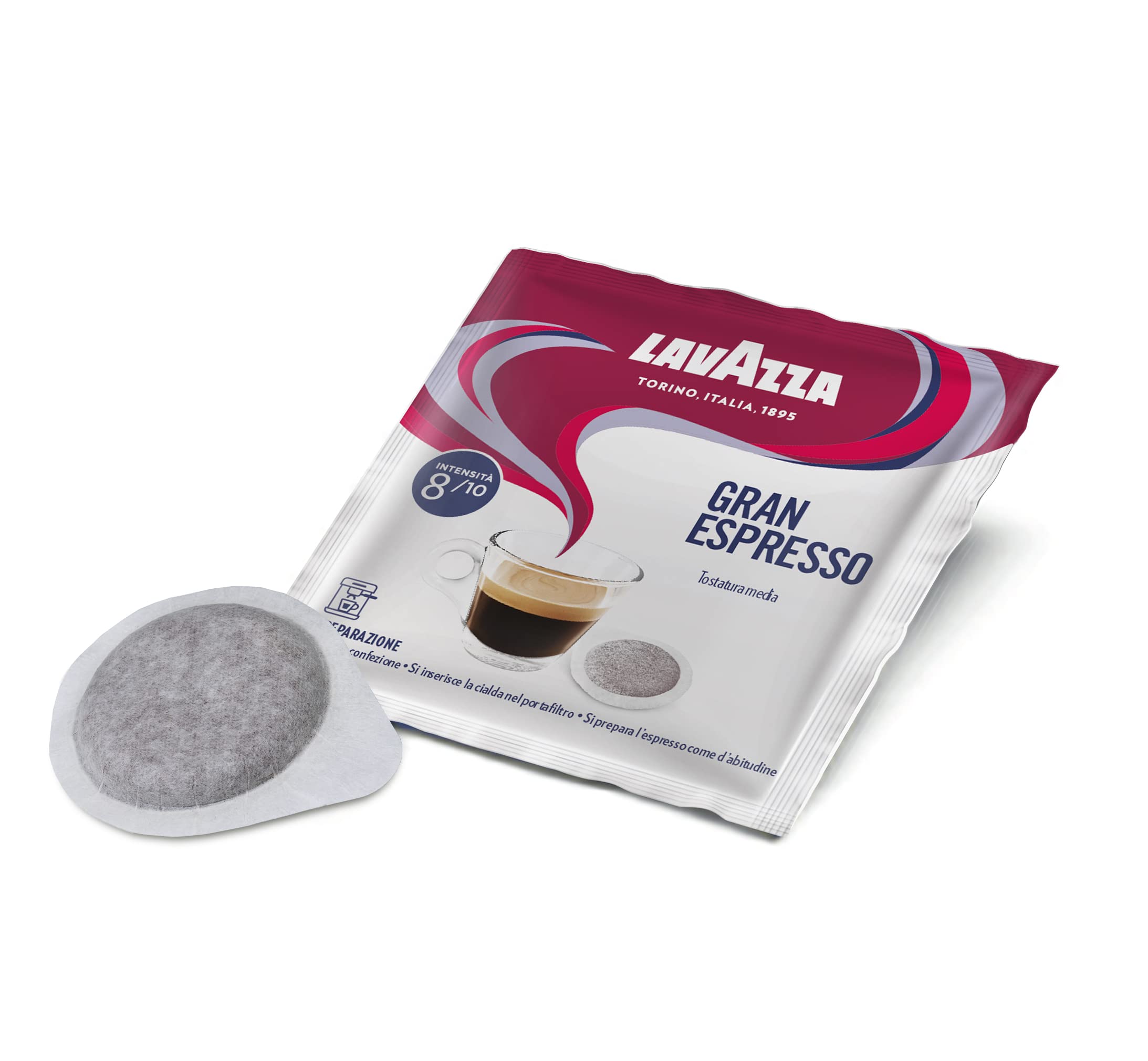 Lavazza Gran Espresso Intenso Cialde ESE 44 mm 150 Pezzi