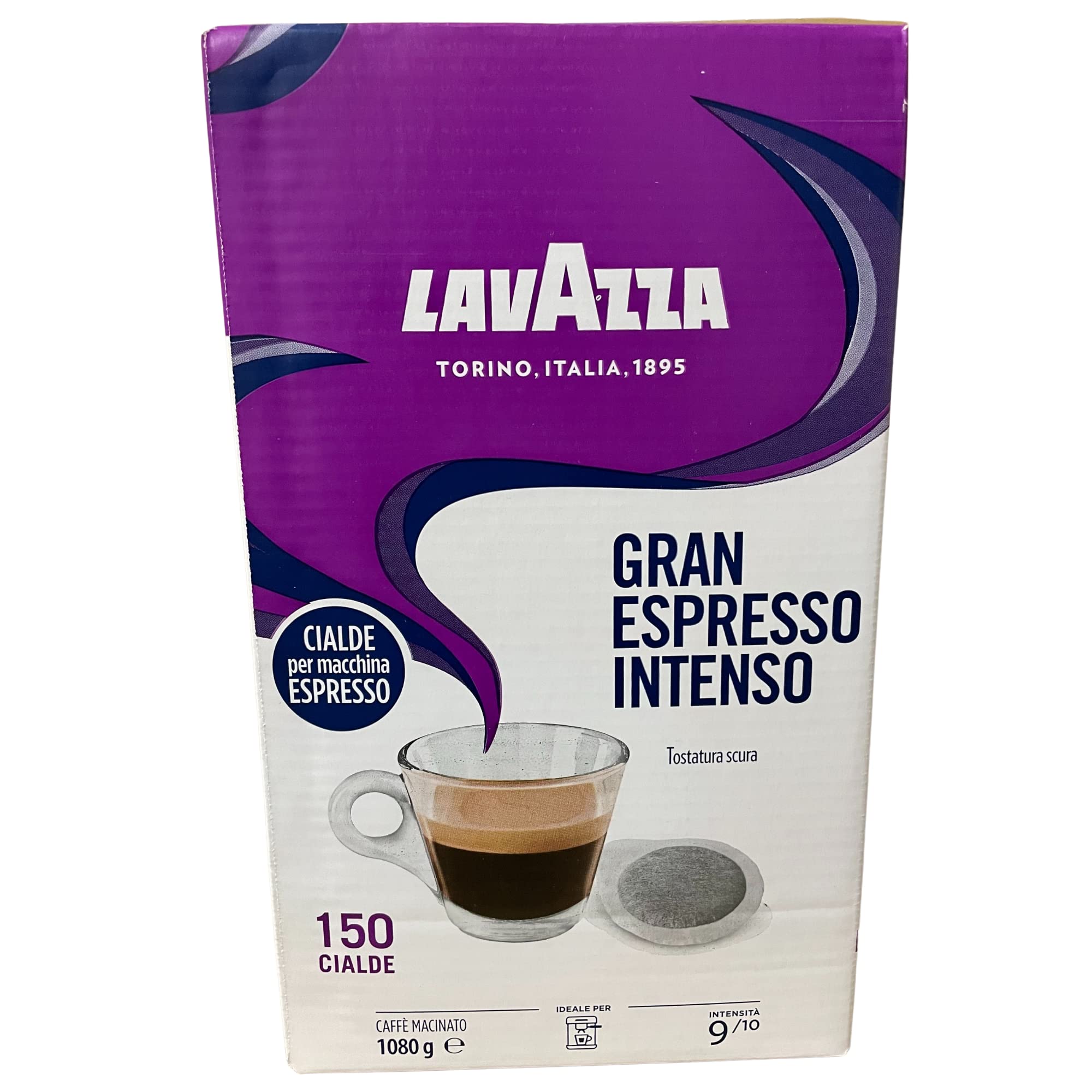 Lavazza Gran Espresso Intenso Cialde ESE 44 mm 150 Pezzi