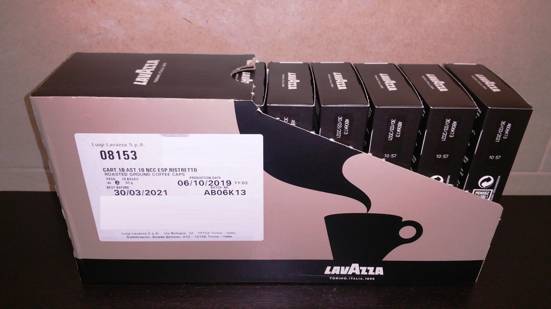 Lavazza Decaffeinato Ricco capsule Nespresso 100 pz dolce