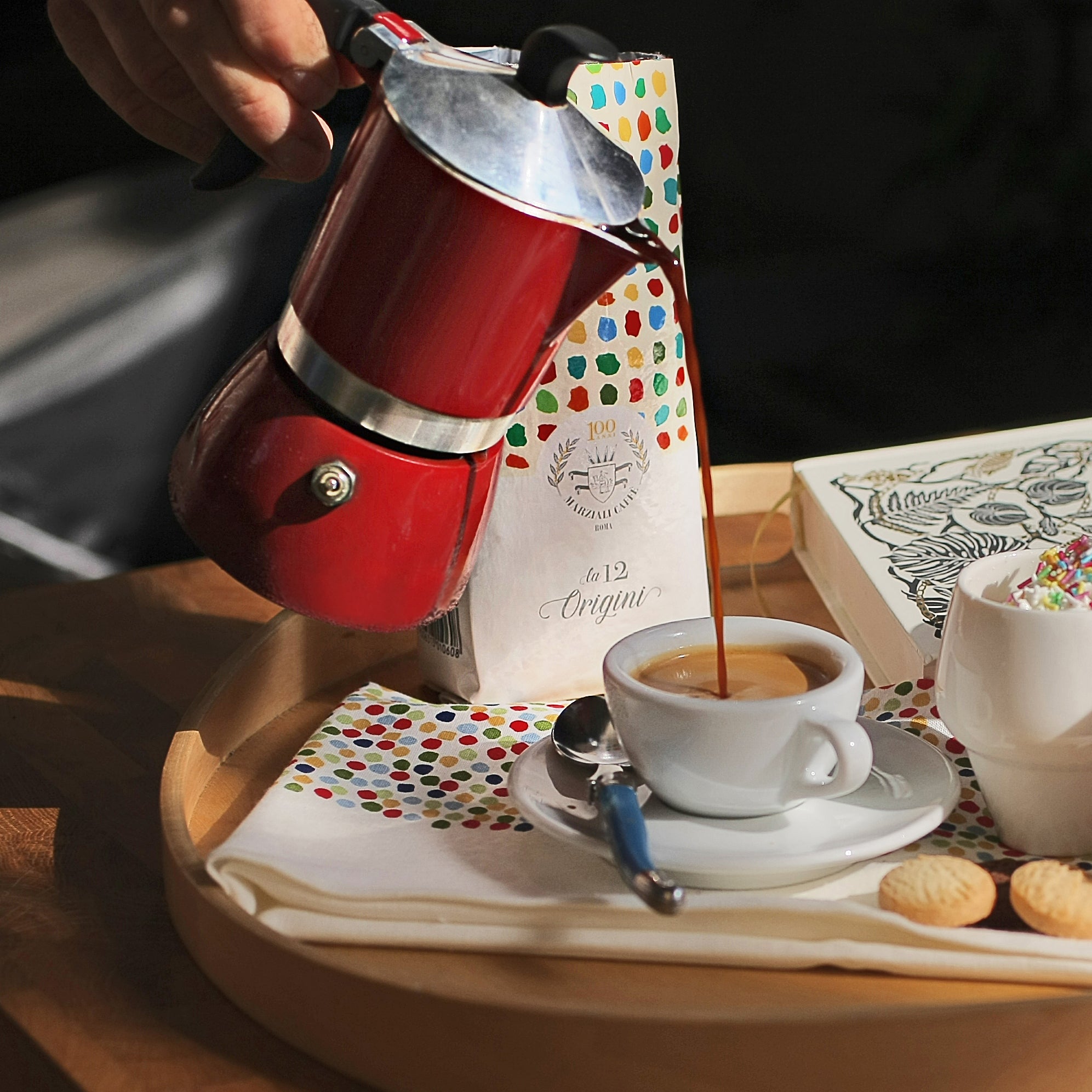 Marziali 12 Origini caffè macinato moka sottovuoto