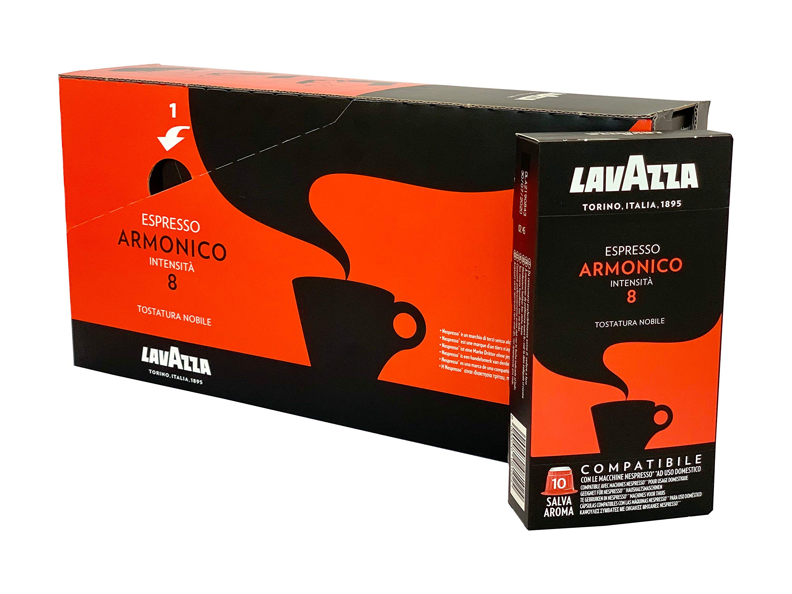 Lavazza Espresso Armonico capsule Nespresso 100 pz arabica