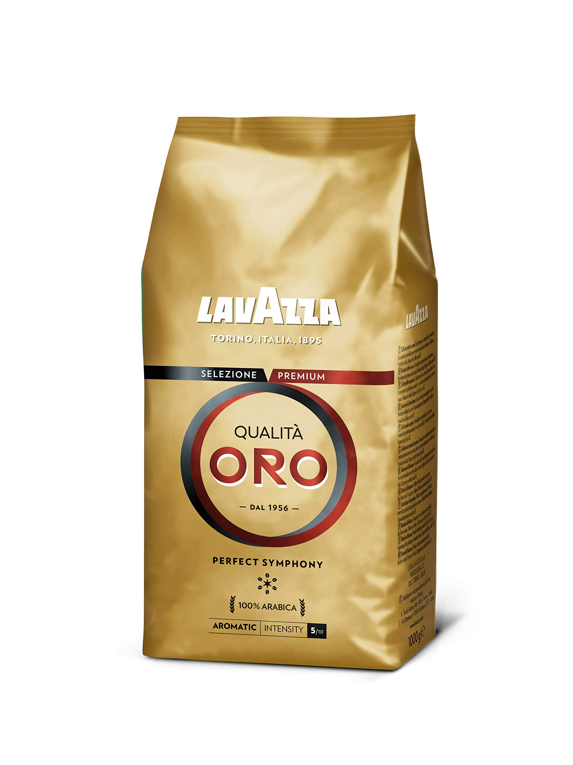 Lavazza Qualità Oro Caffè in Grani 500 g 100% Arabica