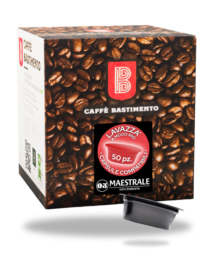 Bastimento 05 Maestrale Capsule A Modo Mio 100% Robusta