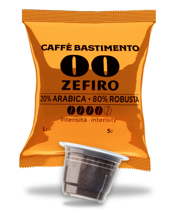 Bastimento Zefiro 00 capsule Nespresso caffè corposo