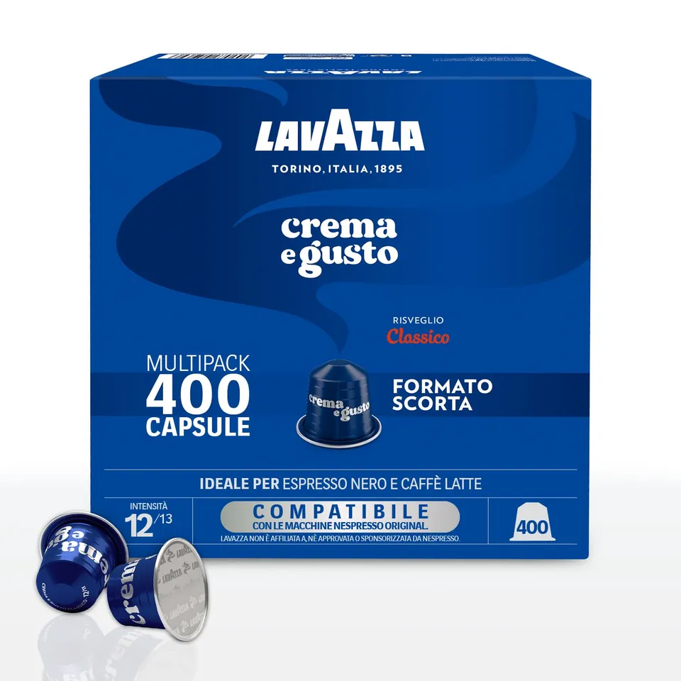 Lavazza Crema e Gusto Classico capsule compatibili Nespresso 400 pz