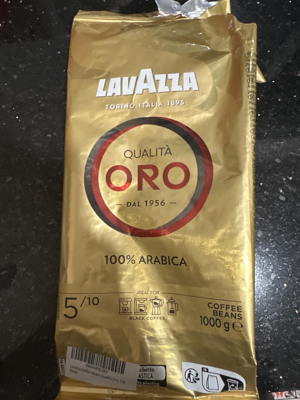 Lavazza Qualità Oro caffè grani 1 kg 100% arabica dolce
