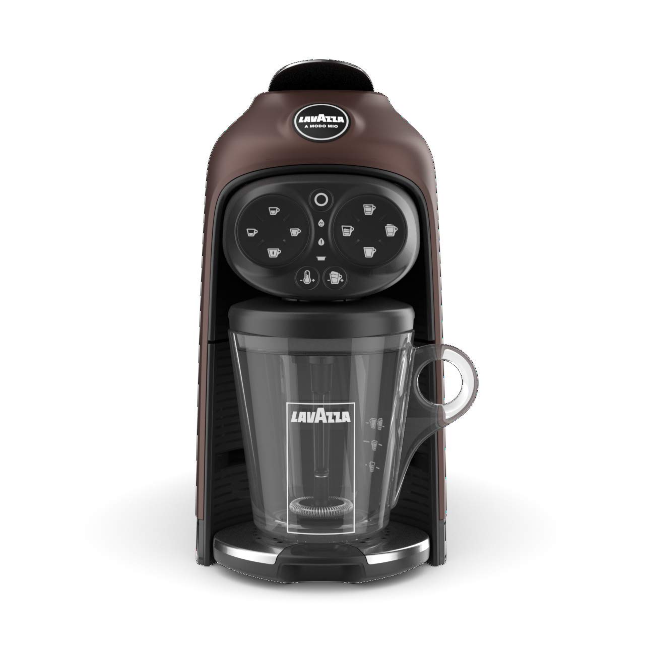 Lavazza Deséa Brown Walnut macchina A Modo Mio cappuccino