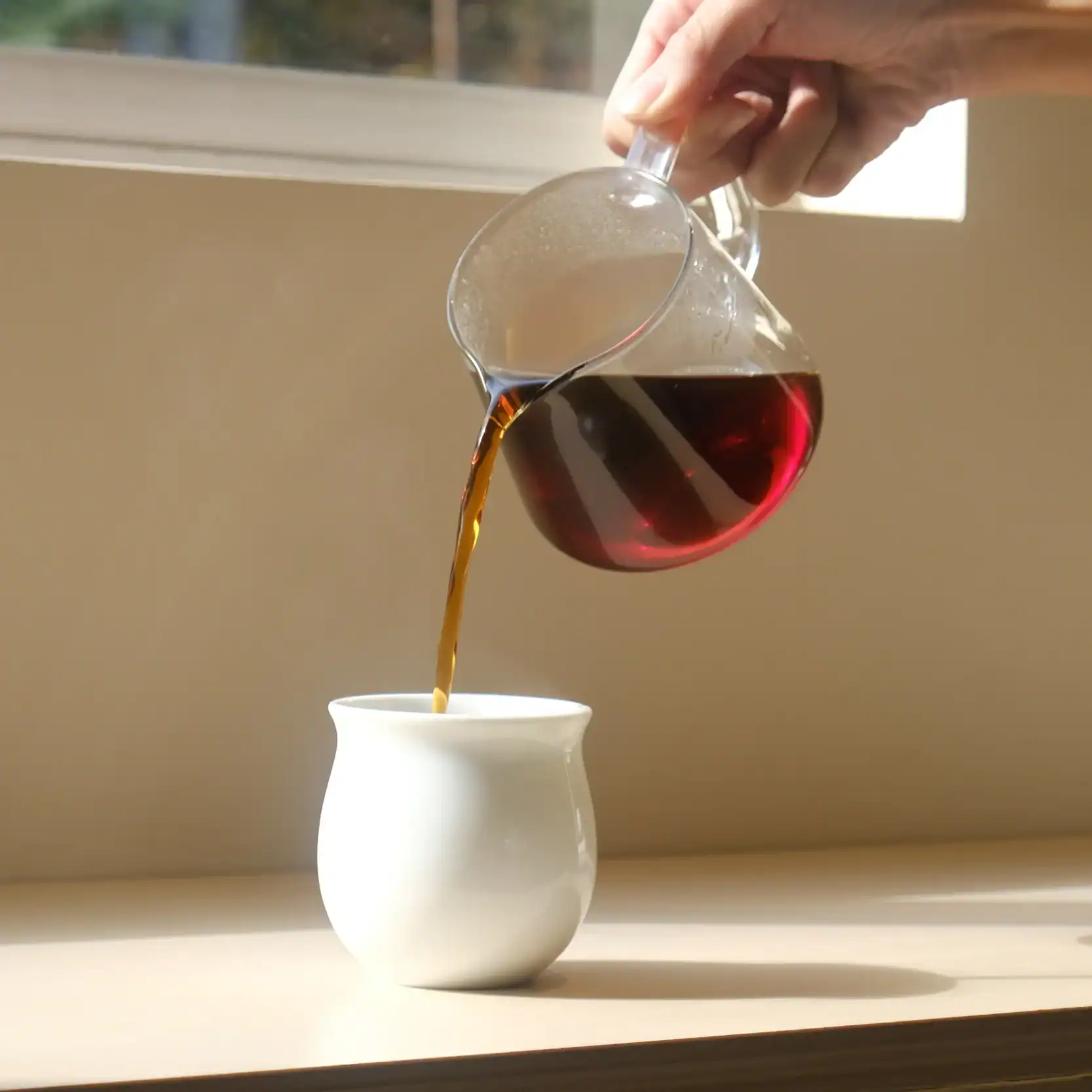 Lot Zero Origami Glass Coffee Server caraffa vetro 480 ml