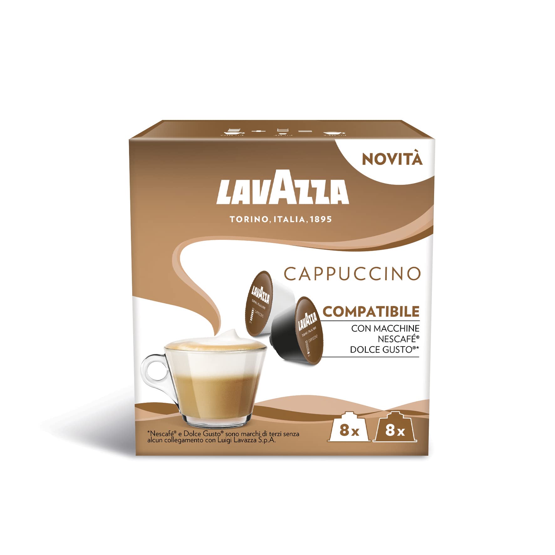 Lavazza Cappuccino capsule Dolce Gusto 96 pz 8+8 x6