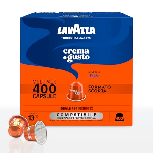 Lavazza Crema e Gusto Forte capsule compatibili Nespresso 400 pz