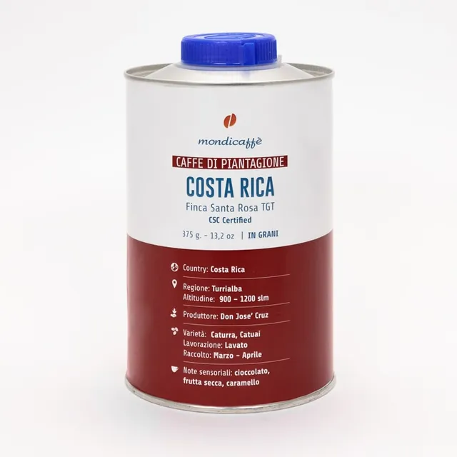 Mondicaffè Costa Rica Santa Rosa Caffè Grani 375g