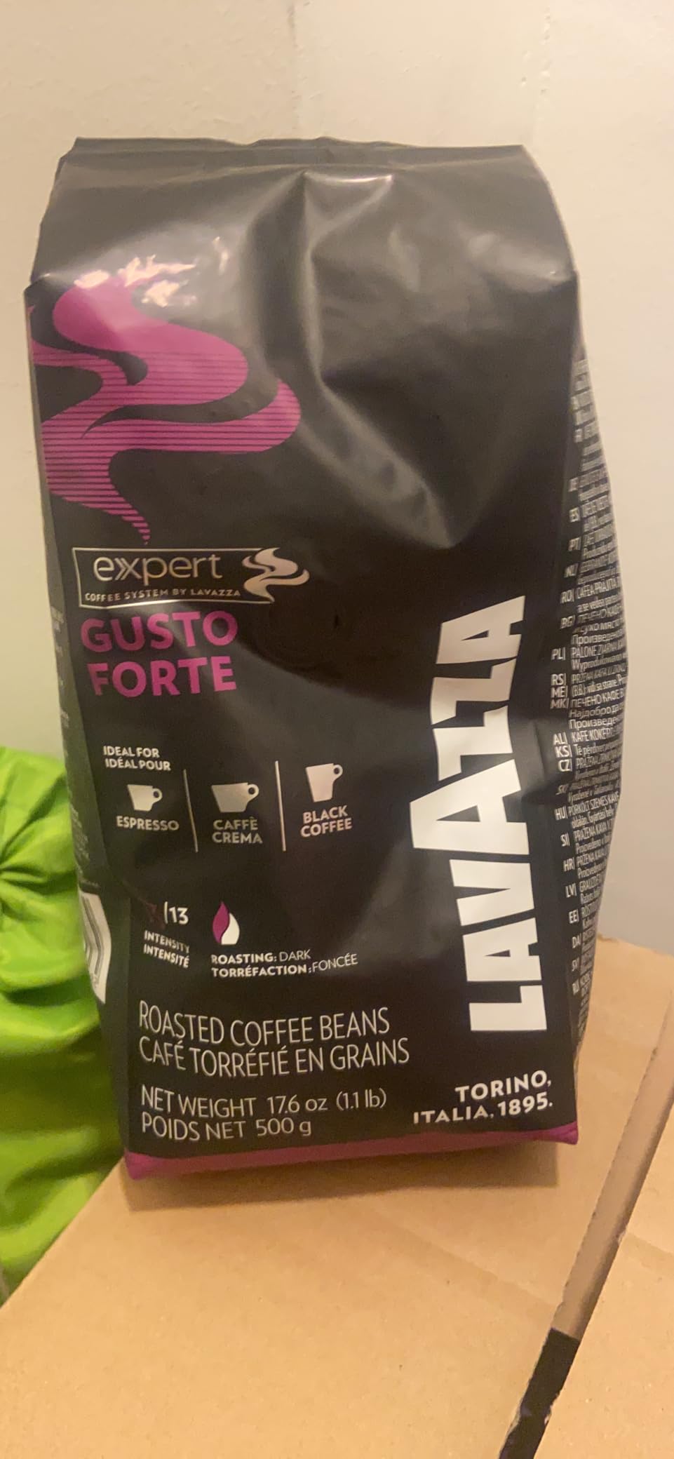 Lavazza Gusto Forte caffè in grani 6 kg vending forte