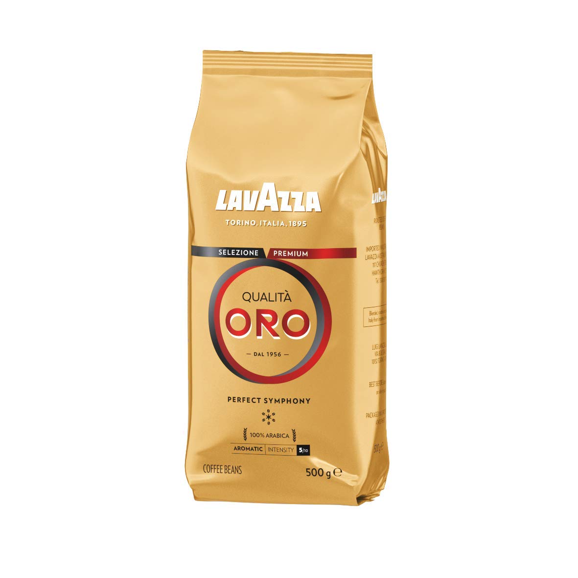 Lavazza Qualità Oro Caffè in Grani 500 g 100% Arabica