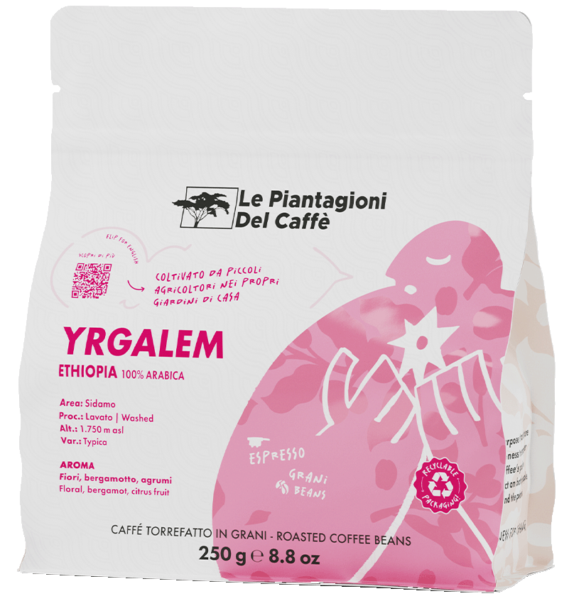 Le Piantagioni Yrgalem arabica Etiopia bergamotto 250 g