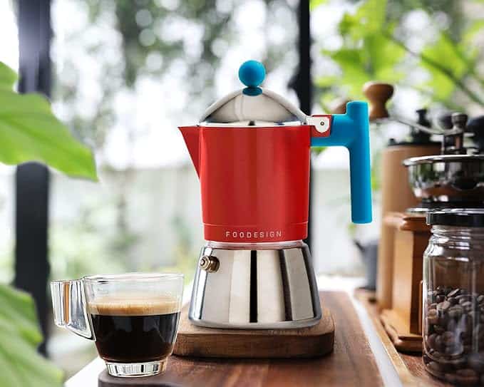 Lot Zero Cocca Moka a induzione e a fiamma caffettiera