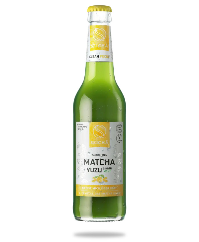 Seicha Yuzu drink matcha giapponese frizzante agrumi