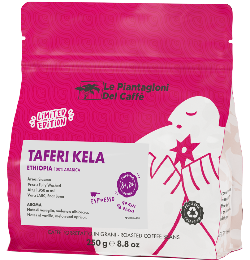 Le Piantagioni Taferi Kela arabica Etiopia lavato 250 g