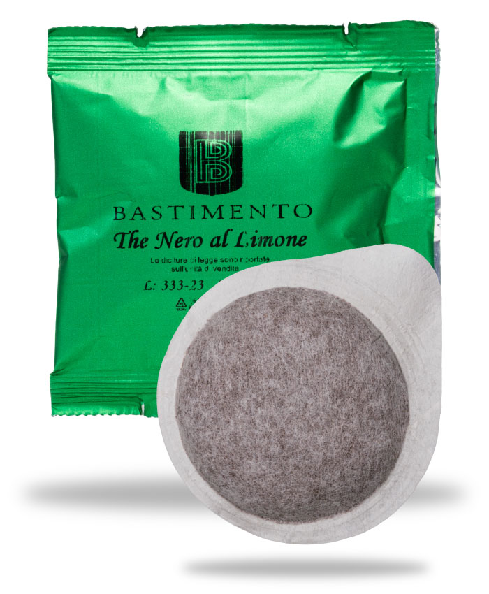Bastimento Tè Nero al Limone Cialde ESE 44 mm Filtro Carta