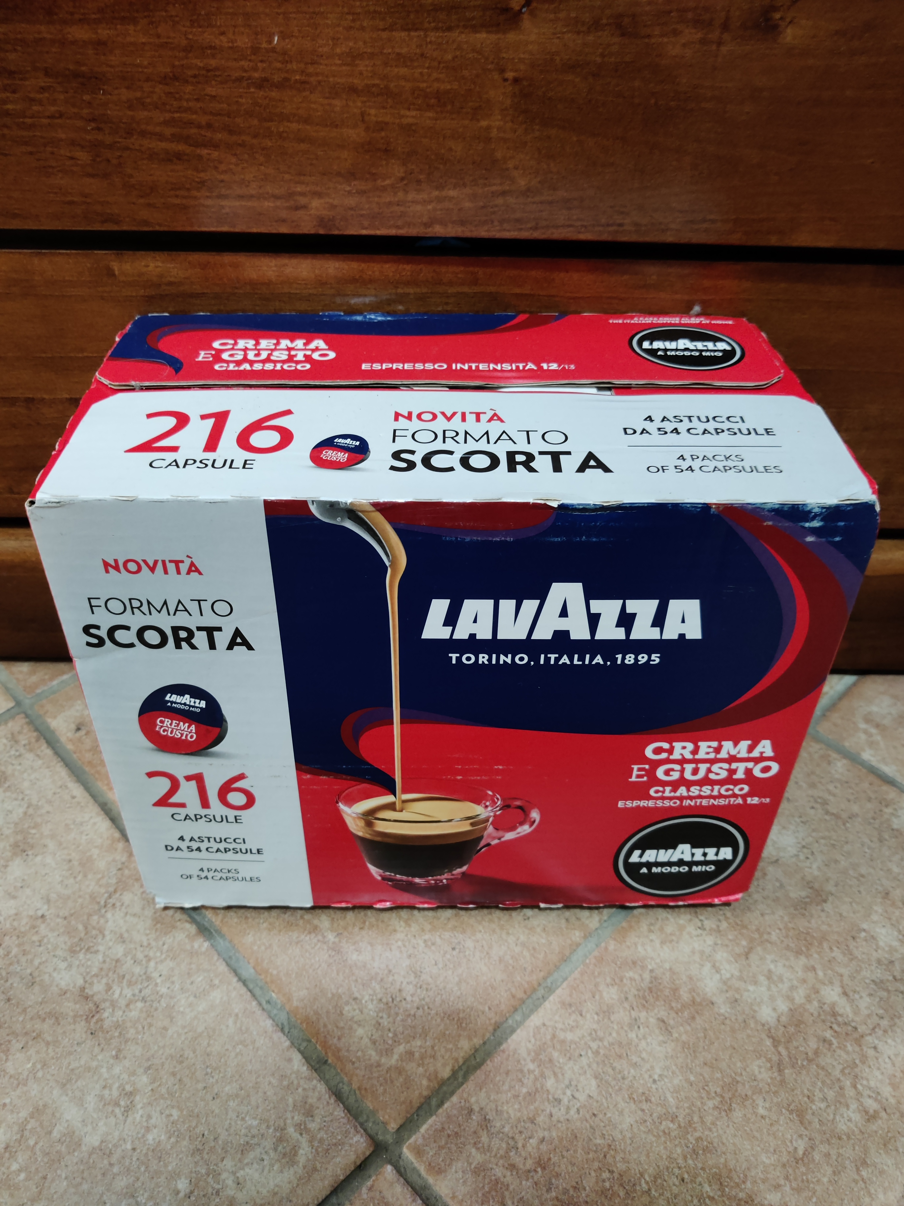 Lavazza Crema e Gusto capsule A Modo Mio 216 pz cioccolato