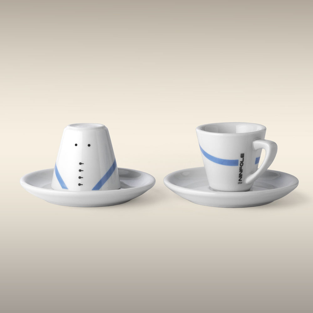 Caffè Ninfole Riti tazzine caffè coppia ceramica Taranto