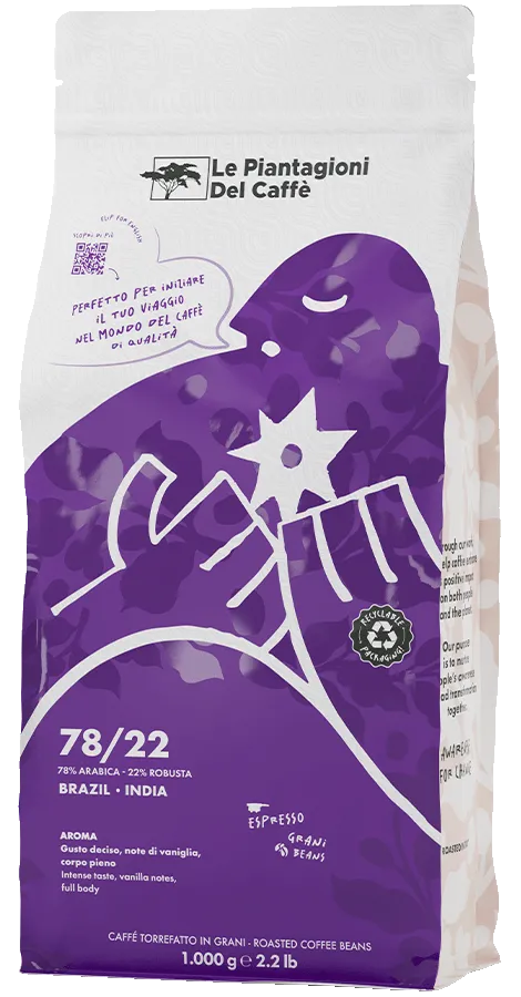 Le Piantagioni del Caffè Miscele 78/22 caffè crema intensa