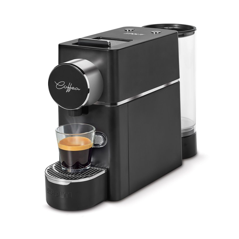 Marziali 450 cialde Grancrema + Macchina Polti Coffea S18 nera kit