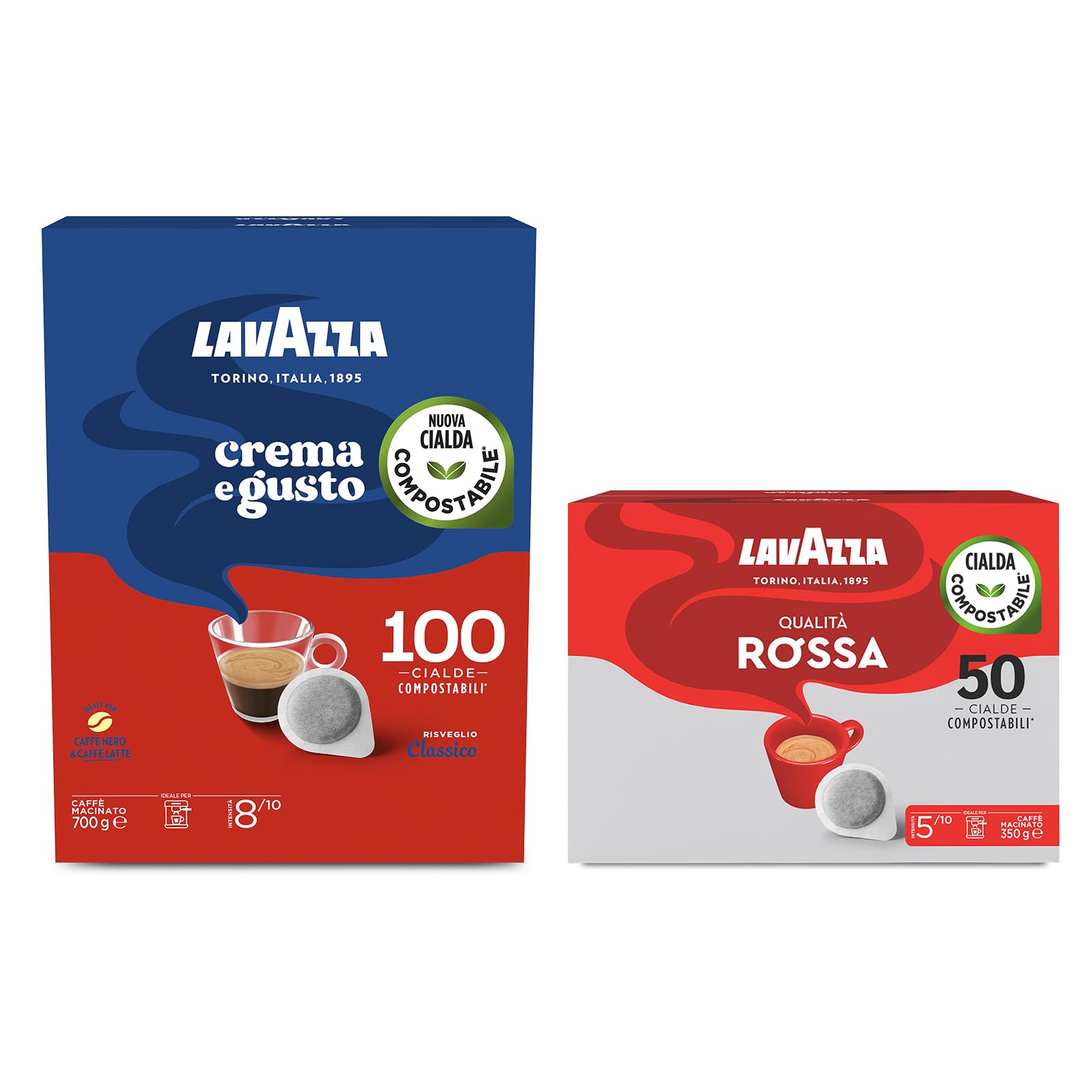 Lavazza Crema e Gusto Classico cialde 200 pezzi tostatura scura