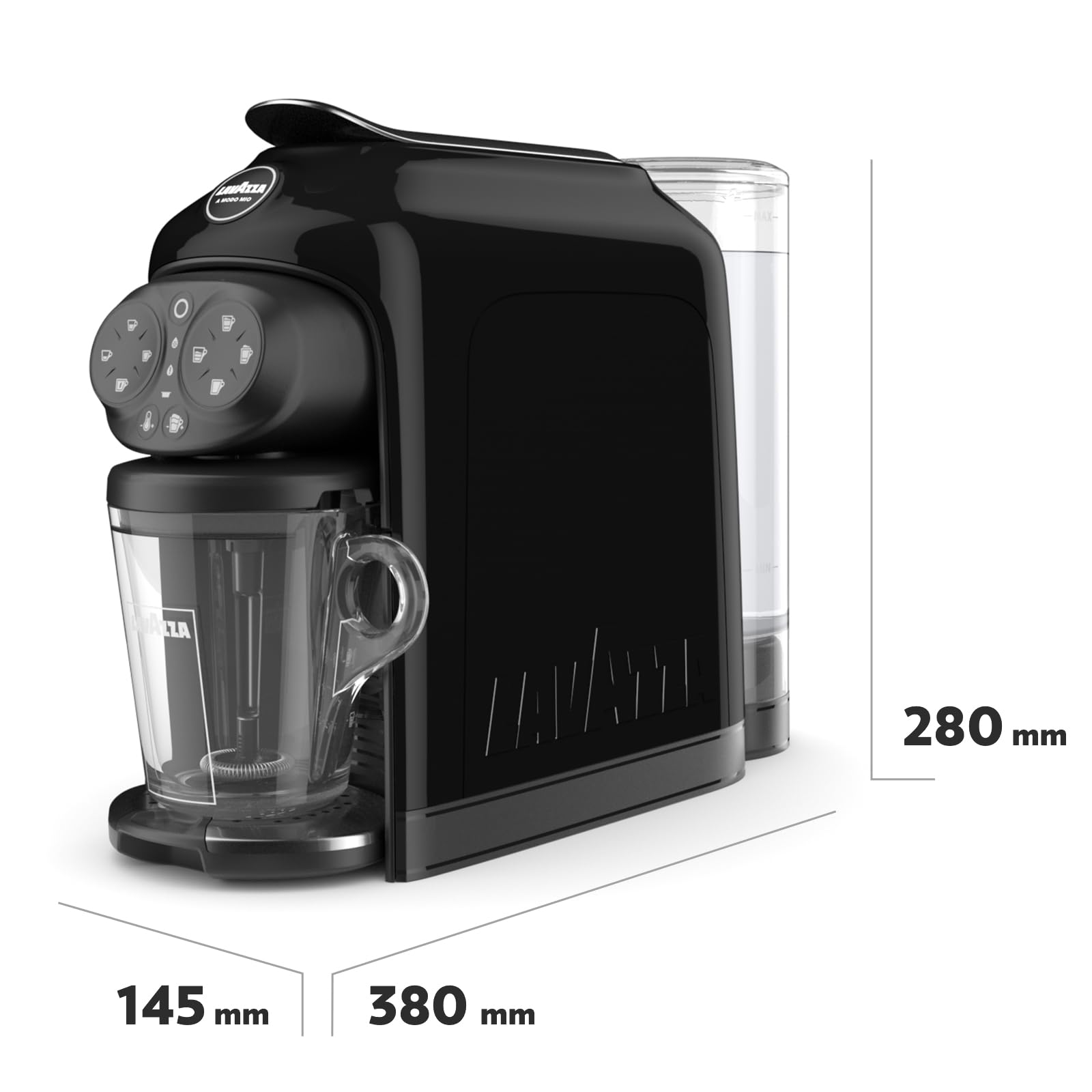 Lavazza A Modo Mio Deséa macchina caffè nera capsule latte