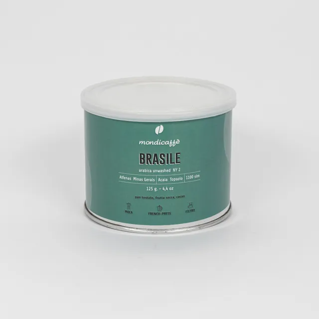 Mondicaffè Brasile monorigine caffè 125g in grani