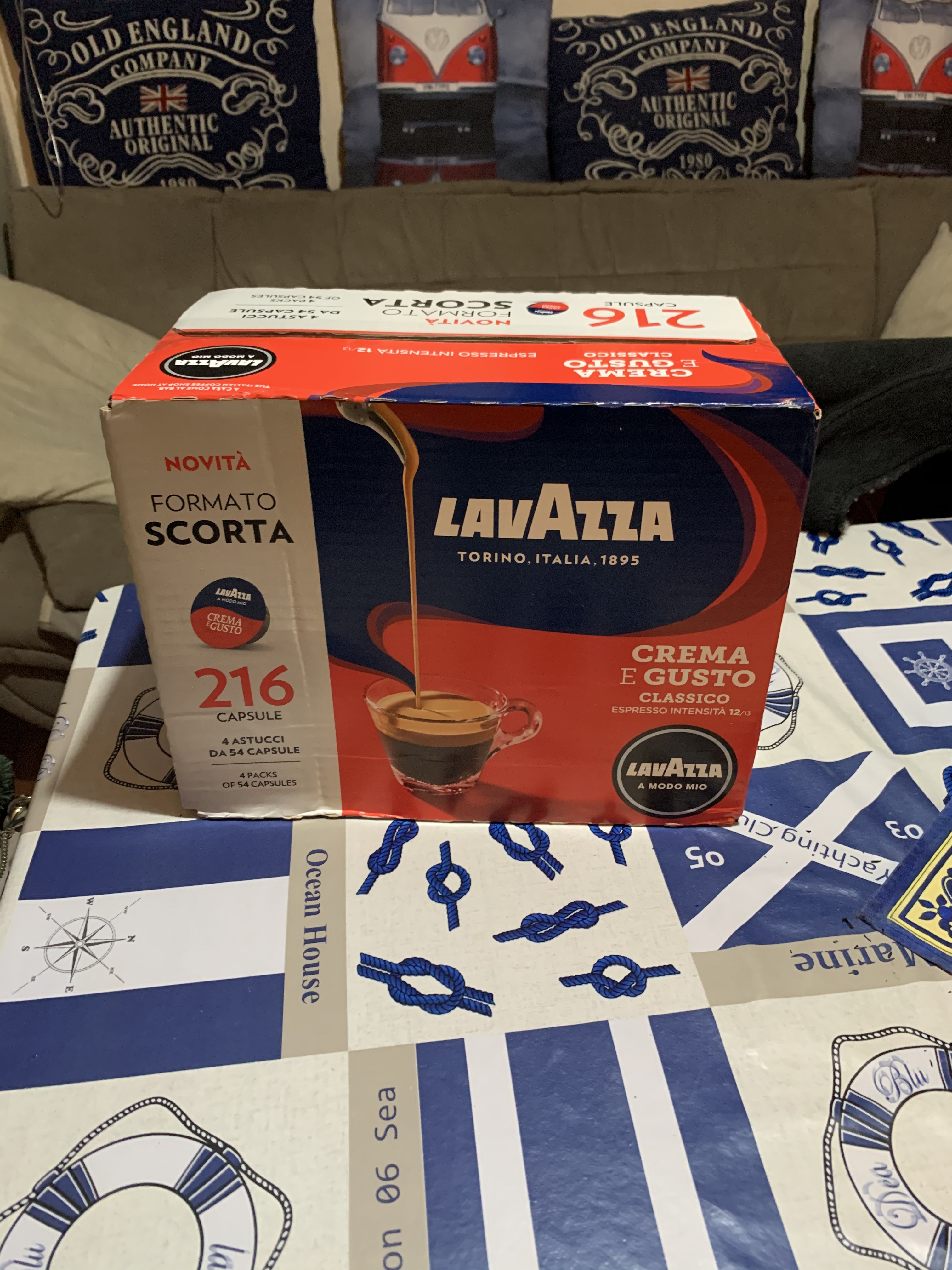 Lavazza Crema e Gusto capsule A Modo Mio 216 pz cioccolato
