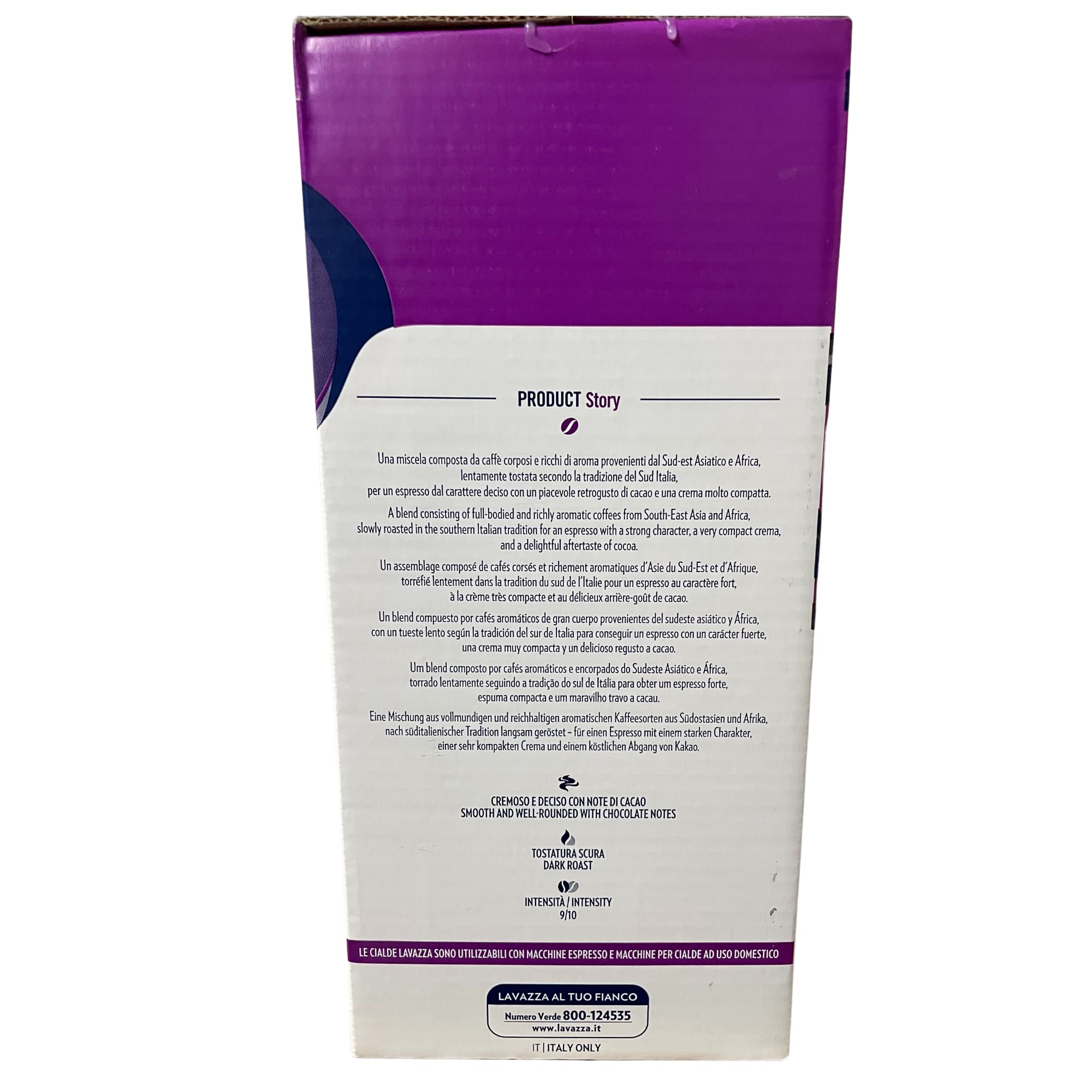 Lavazza Gran Espresso Intenso Cialde ESE 44 mm 150 Pezzi
