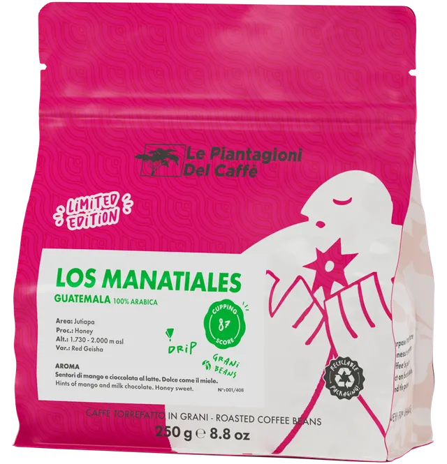Le Piantagioni Los Manantiales Red Geisha caffè Guatemala