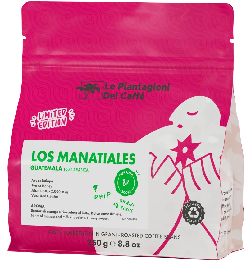 Le Piantagioni Los Manantiales Red Geisha caffè Guatemala