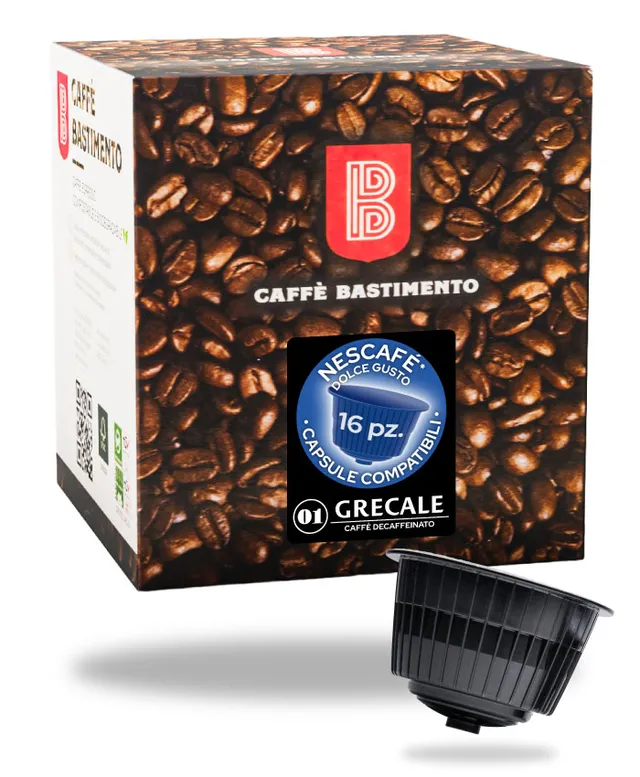 Bastimento 01 Grecale Capsule Dolce Gusto Decaf 16pz
