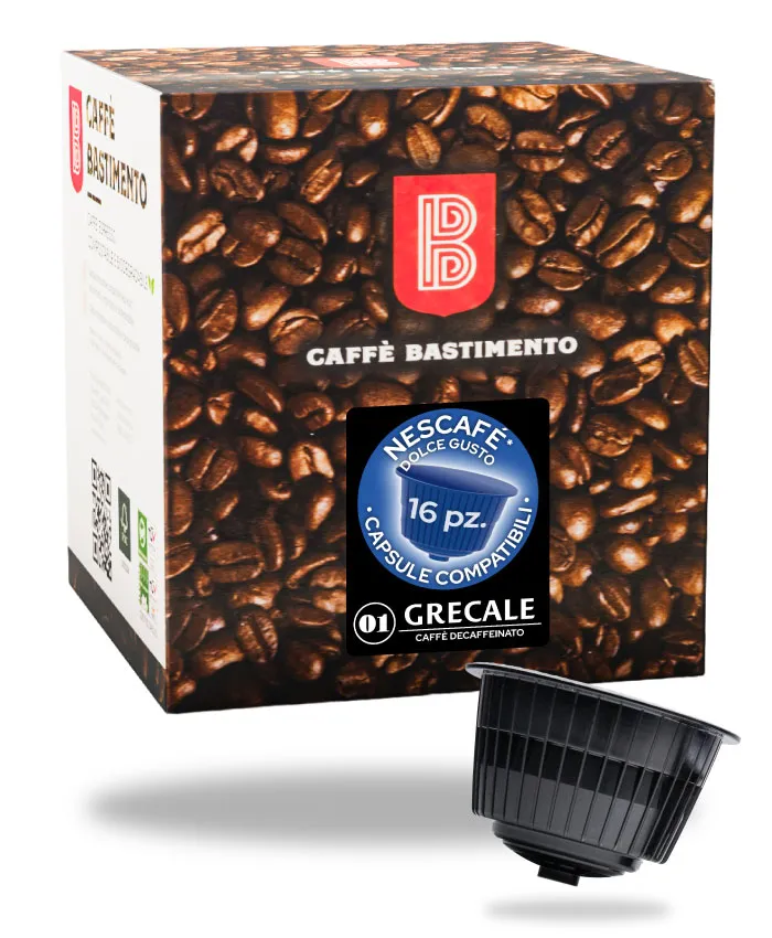 Bastimento 01 Grecale Capsule Dolce Gusto Decaf 16pz