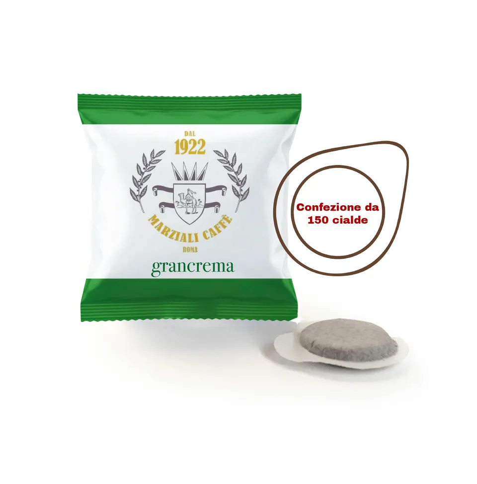 Marziali Grancrema 150 cialde ESE 44 caffè dolce
