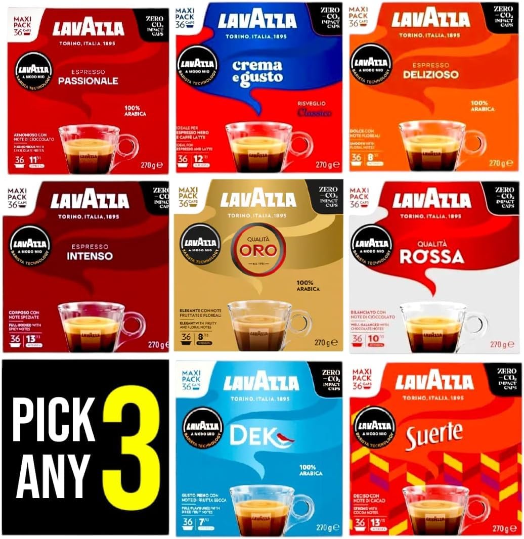Lavazza Crema e Gusto capsule A Modo Mio 216 pz cioccolato