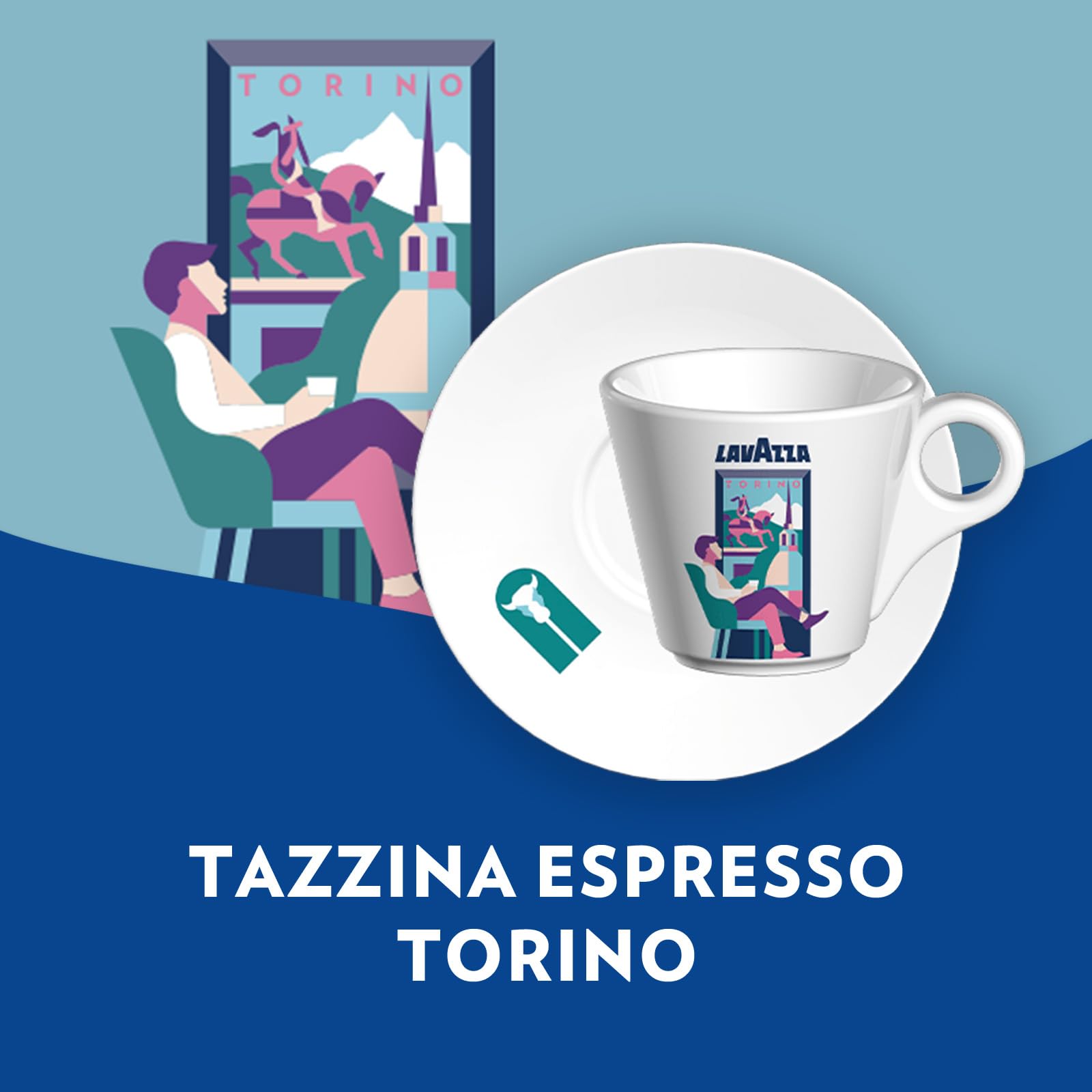 Lavazza Collezione Window set 2 tazzine Torino Napoli