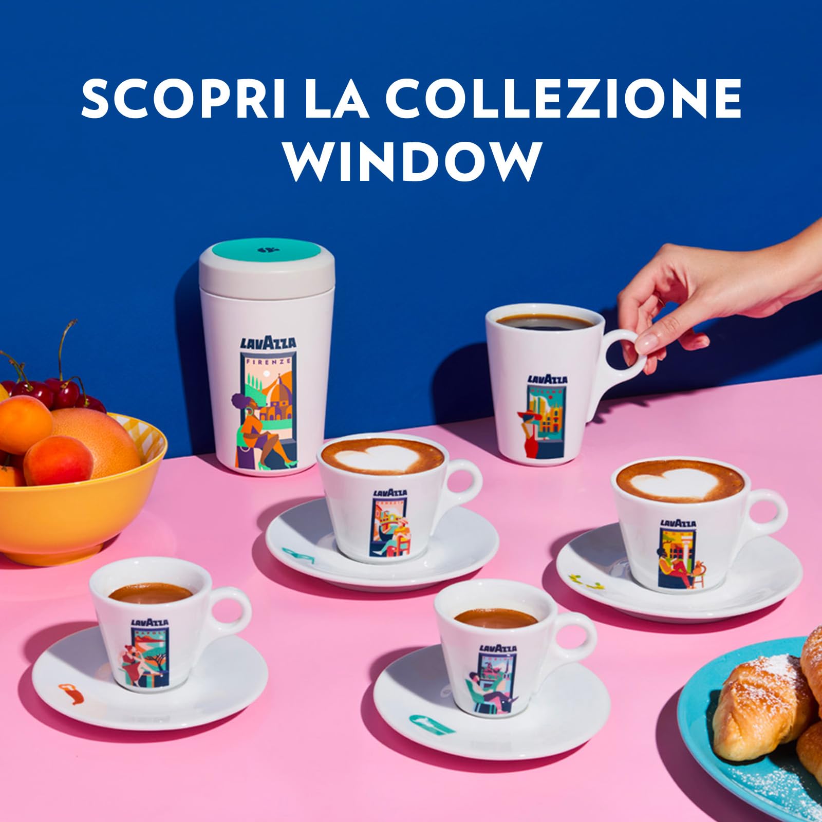 Lavazza Collezione Window set 2 tazzine Torino Napoli