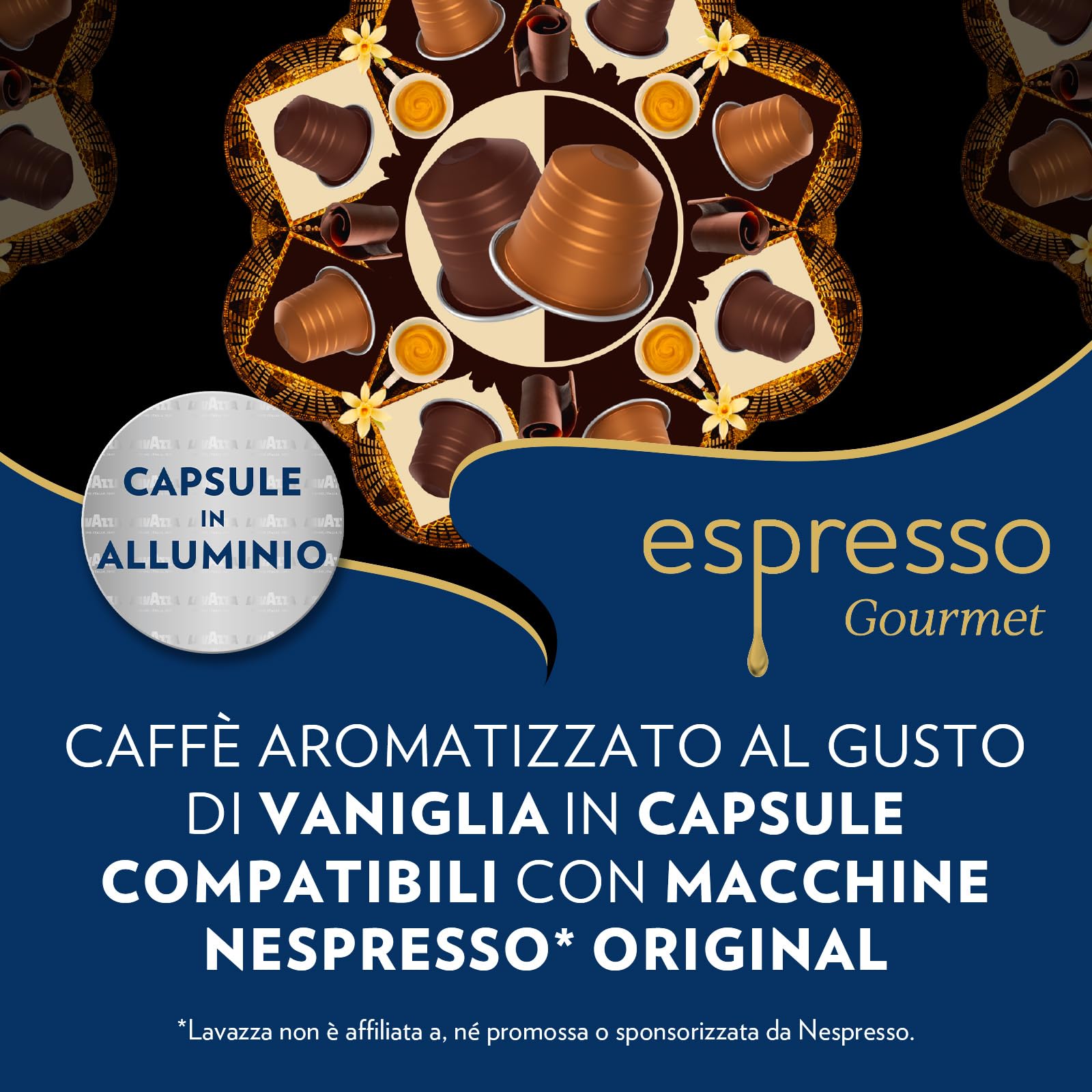 Lavazza Espresso Vaniglia capsule Nespresso 100 pz arabica