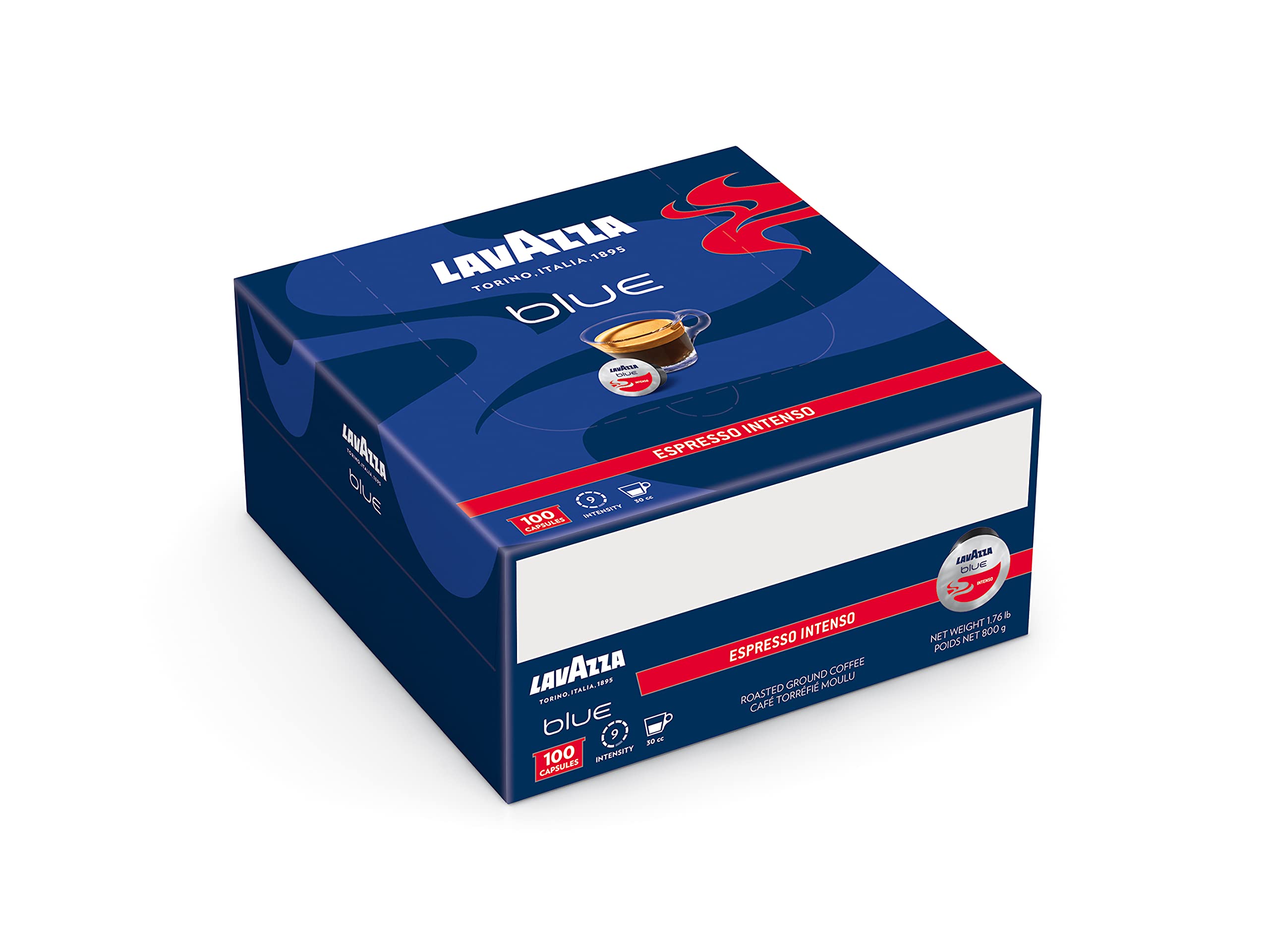 Lavazza Blue Espresso Intenso capsule 100 pz corposo ricco