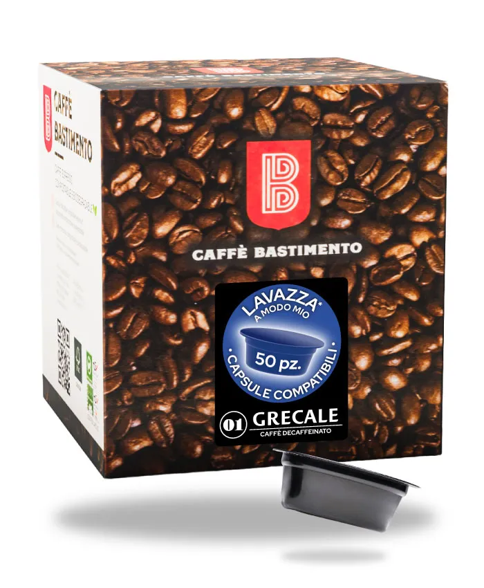 Bastimento Grecale 01 capsule A Modo Mio decaffeinato 50 pz
