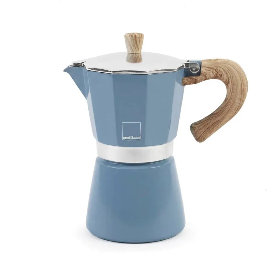 Lot Zero Venezia moka induzione 6 tazze acciaio