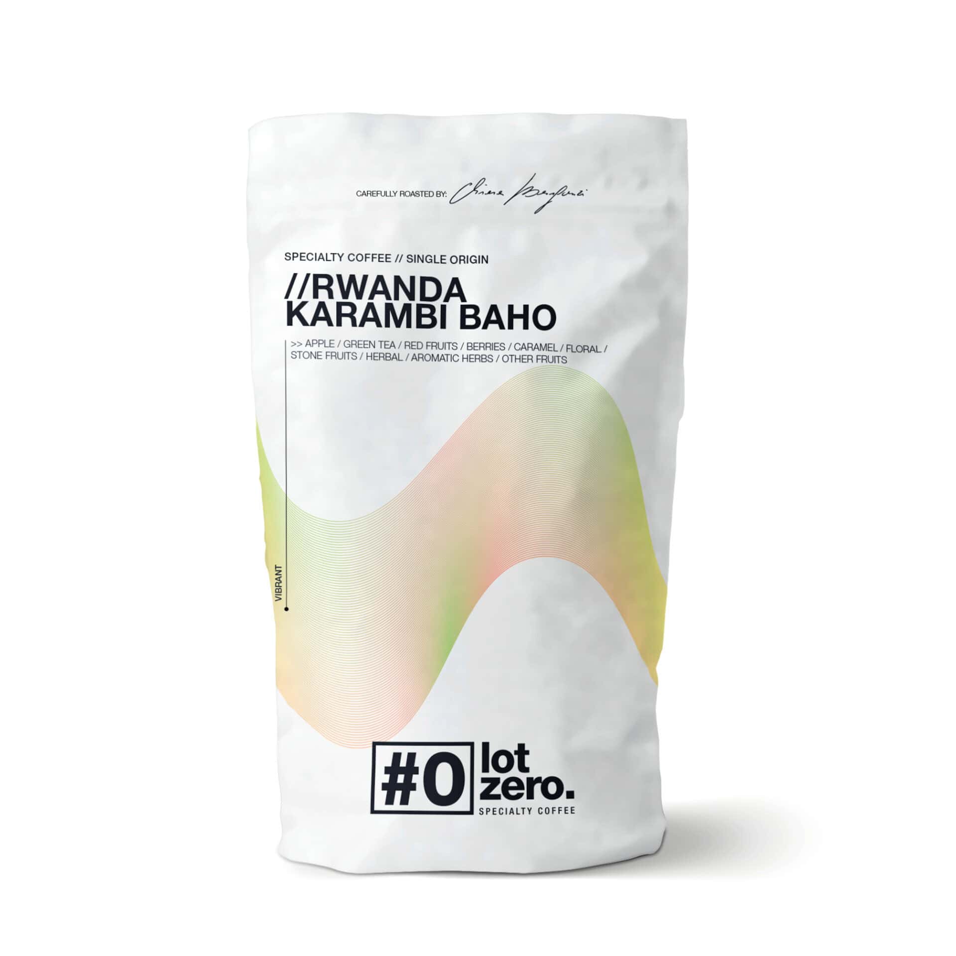 Lot Zero Rwanda Karambi Baho caffè lavato floreale