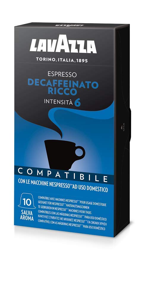 Lavazza Decaffeinato Ricco capsule Nespresso 100 pz dolce
