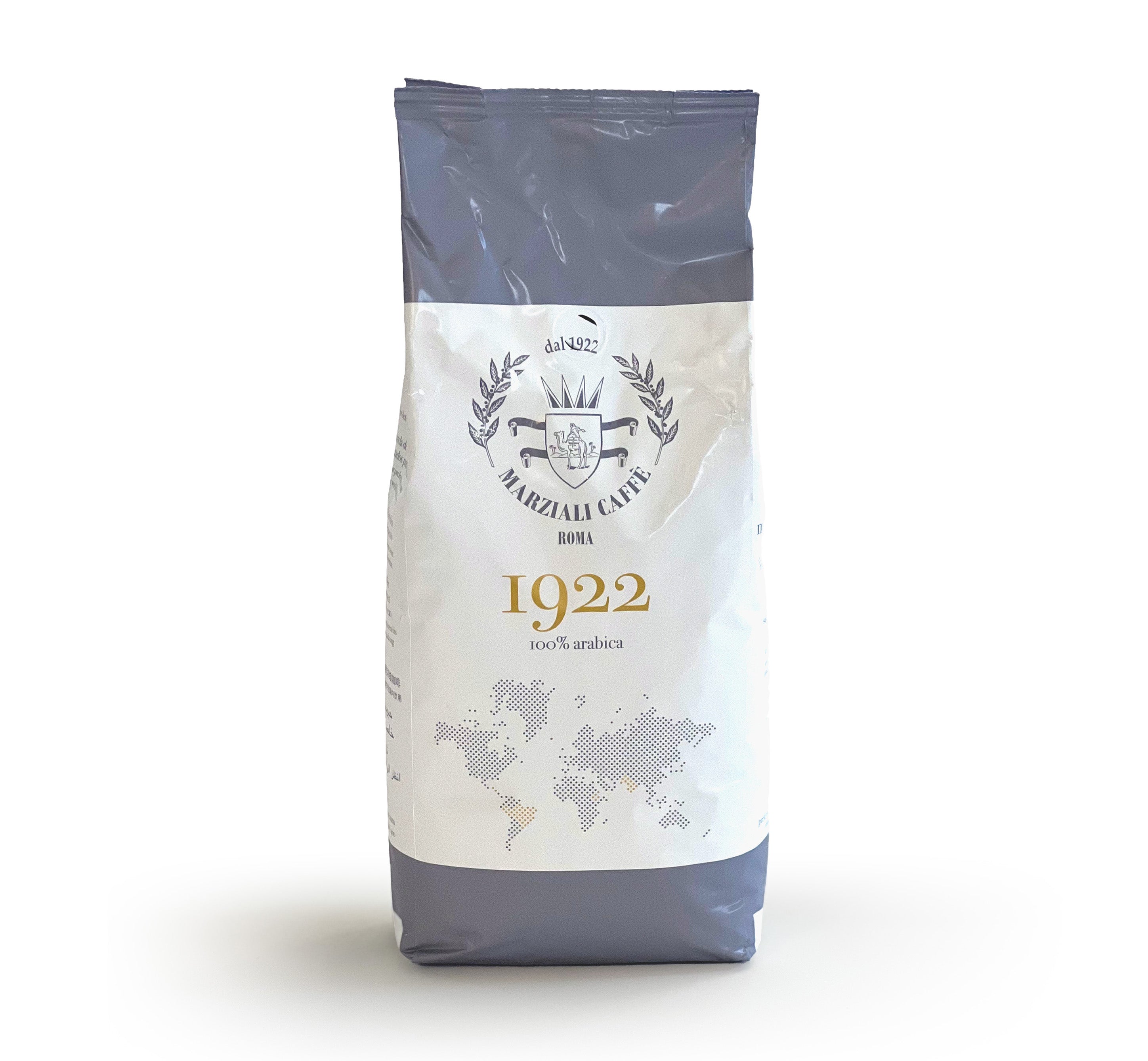 Marziali 1922 Caffe in Grani 1000g 100% Arabica