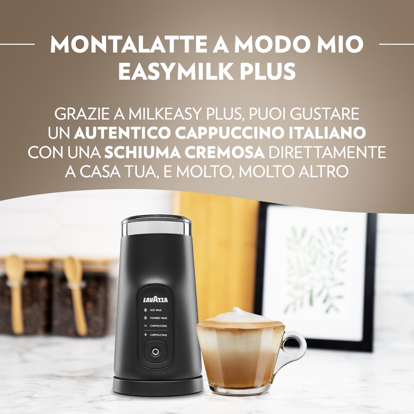 Lavazza MilkEasy Plus Montalatte Elettrico con Frusta Magnetica