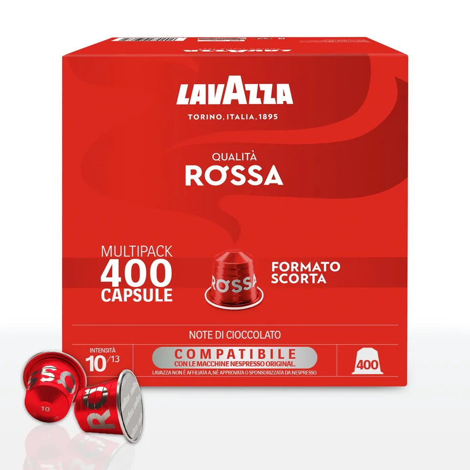 Lavazza Qualità Rossa capsule compatibili Nespresso 400 pz intensità 10